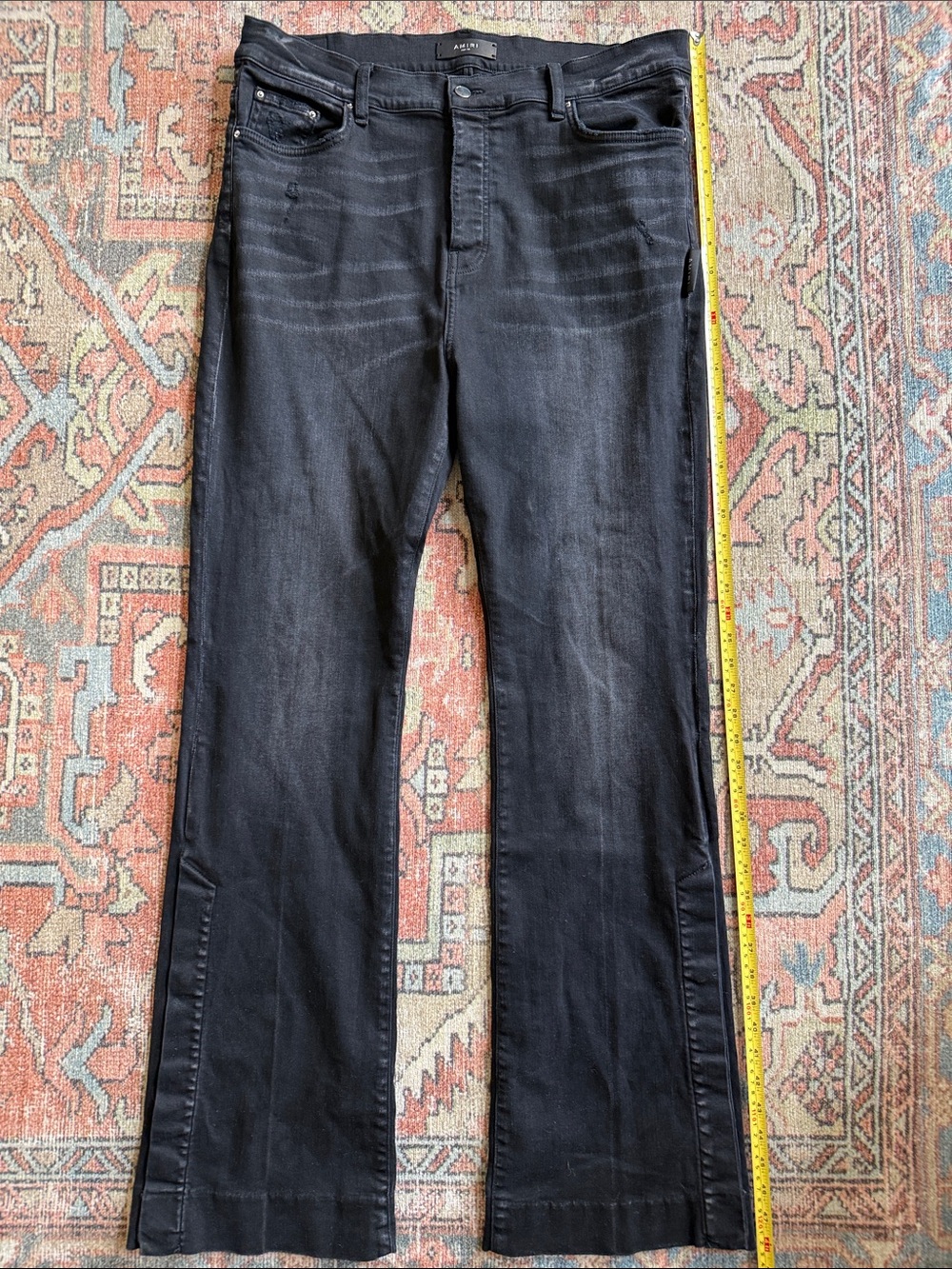 A/X Armani Exchange Men’s Black Bootcut Jeans